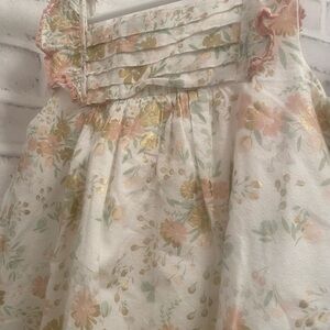 Cupcakes & Cashmere Floral Dress with Gold Highlights